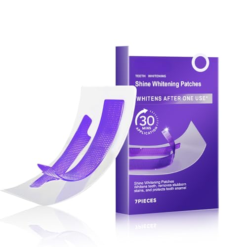 7Pcs V34 Whitening Strips - Purple Teeth Whitening Strips - 