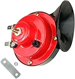 300DB Super Loud Train Horns, 12V 4A Waterproof Air Horns Replacement Kit, Car, Motorcycle, Truck, Bike, Boat Car Air Electric Snail Double Horn, Automotive Accessories Universal for Car