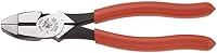 Vista 1 de Alicates de corte lateral Klein Tools HD2000-9NE para Lineman Cortan ACSR, hechos en EE. UU., tornillos, clavos, alambre duro, alicates eléctricos