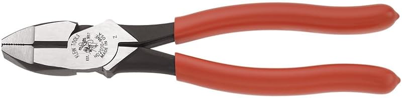 HD2000-9NE Alicates de corte lateral para linieros con corte ACSR, fabricados en EE. UU., tornillos, clavos, alambre duro, alicates eléctricos de 9 pulgadas