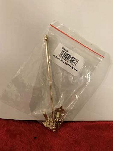 Preisvergleich Produktbild Dolls House Puppenhaus Zubehör, Gardinenstange, L 12 cm