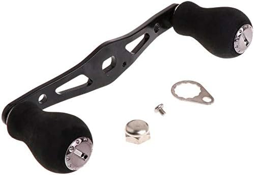 TEAMWILL Black EVA Power Fishing Reel Handle Grip for Abu Garcia Daiwa Baitcasting Reel