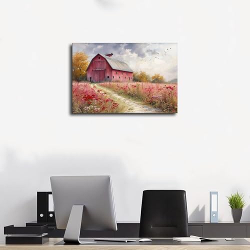 Poster chemin fleurs sauvages 50x75 cm pour égayer un mur blanc et vide - 3