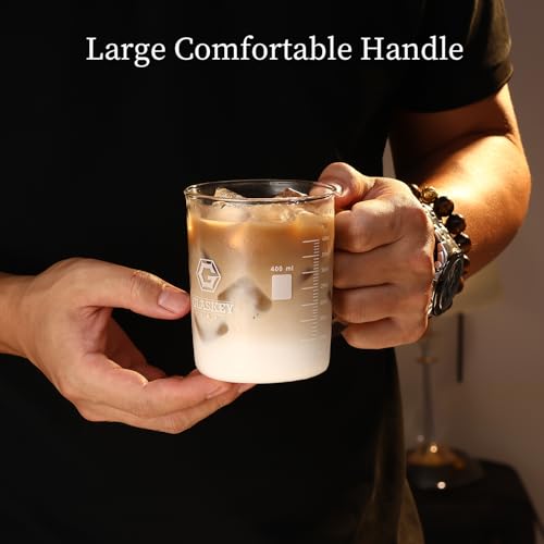 Taza de vidrio borosilicato GLASKEY 500 ml miniatura 2