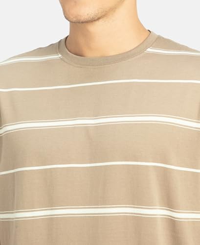 Image of Jockey 2715 Men Super Combed Cotton Rich Striped Round Neck Half Sleeve T-Shirt