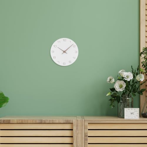 Reloj de pared de madera creativa OSOLADY silencioso miniatura 4