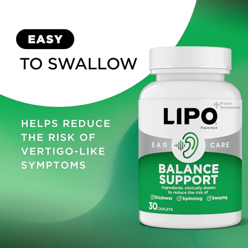 image for Lipo-Flavonoid LIPO Balance Support Supplement for Dizziness & Vertigo
