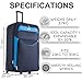 FLYMAX 29" Large Suitcase Lightweight Luggage Expandable Hold Check in Travel Bag on Wheels BLIE 90L