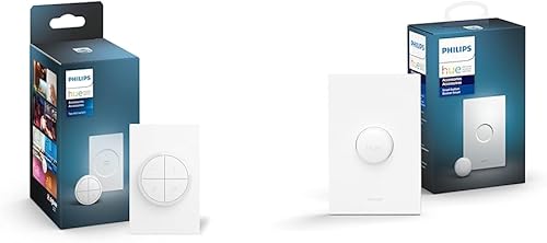 Miniatura 1 de Philips Hue 578807 Interruptor de esfera de grifo, 1 paquete, botón blanco y inteligente para luces inteligentes de tono, control de luz