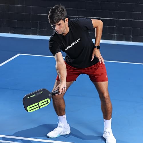 Image of Gearbox G3 Powerband Pickleball Paddle - Elongated Shape, 16mm Core - Carbon Fiber Face, UniFrame Molded Design - Textured Surface for Spin - Lightweight 8 oz - Soft Feel and Controllable Power