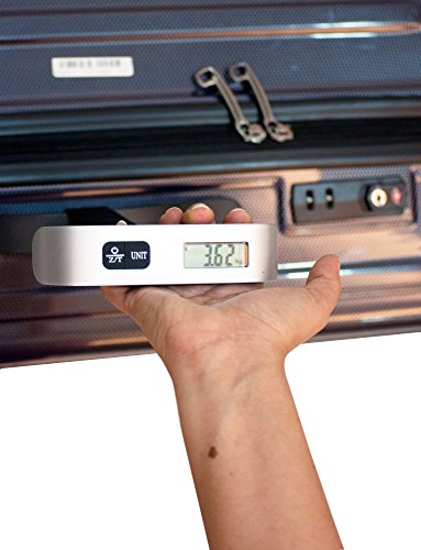 Image of EzLife Digital Luggage Weighing Scale upto 50 kg Capacity (Silver)
