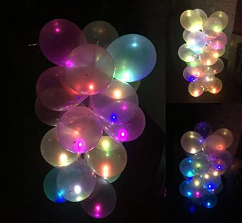 LED Balloon Lights, 100Pcs Mini Led Lights, Paper Lanterns Lights, Mini LED Lantern Lights, for Paper Lantern, Balloons, DIY Models in Halloween Christmas Wedding Party Birthday Decoration