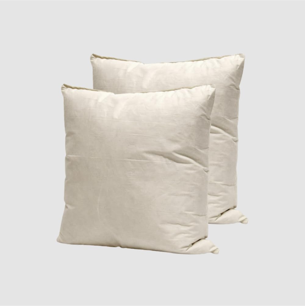 Willco Direct Hollowfiber And Duck Feather Square Cushion Inners Inserts Scatters Filler Filled Pads Hollowfiber Filling Duck Feather Filling (2, Duck 16"X16")