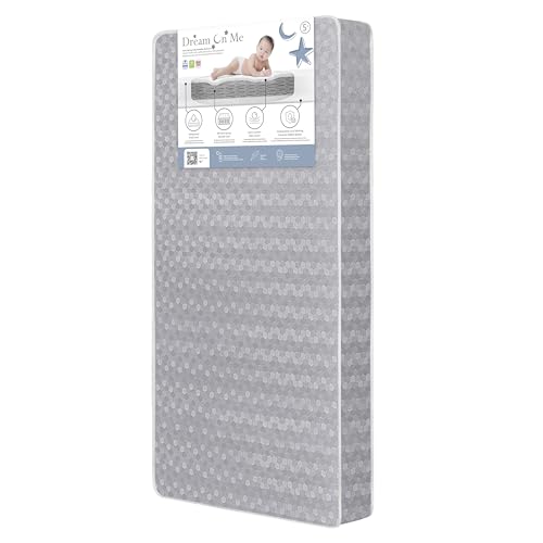 Image of Dream On Me Superior Slumber Mattress, Fits Standard Full-Size Cribs & Toddler Beds, Reversible Design, 52 inch x 28 inch x 6 inch, Waterproof Vinyl Cover, GREENGUARD Gold & BSA Certified