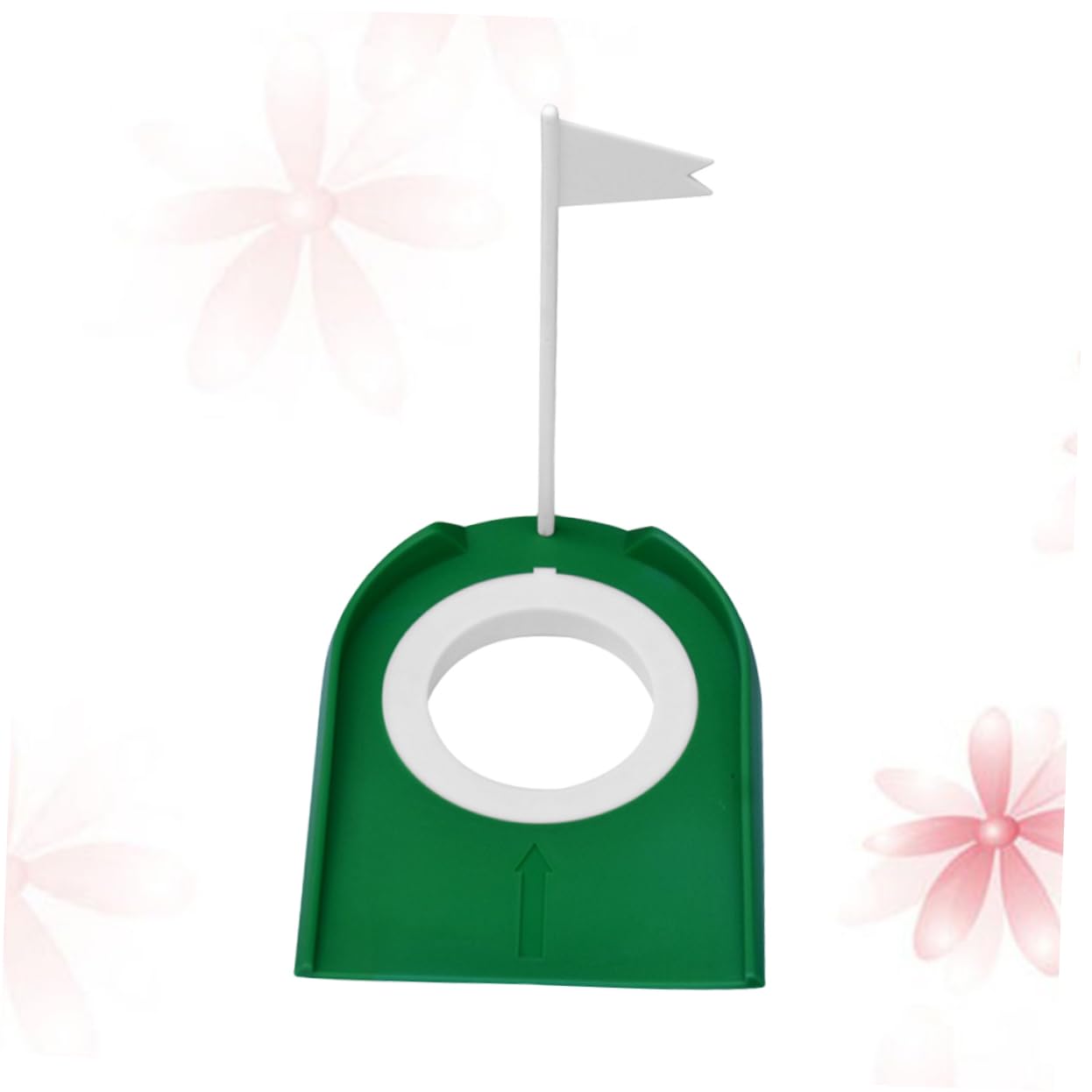 Happyyami Practice Putting Cup Detachable Metal Hole Cup Golf Training Aid 2 Pcs Suitable for Surface