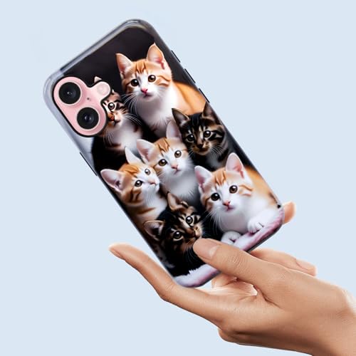 Cadeau coque feilinerheyi1 chats mignons protection double couche - 5