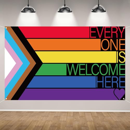 Pride Decorations Pride Banner Rainbow Lgbt Decorations For Celebrations Outdoor Parade Yard Garden Family Photo Booth Backdrop Decoration Love Theme For Party Decor Lgbtq+
