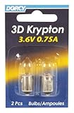 Dorcy 41-1661 3 D Krypton Bulbs 2 Pack