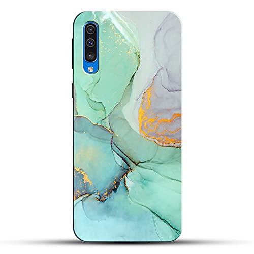 Image of COLORflow Back Cover Compatible with Samsung Galaxy A70 | Beautiful Green Marble | Designer Printed Hard CASE Bumper Back Cover