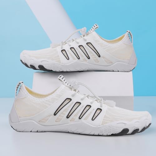 Image of Hike Barefoot Shoes Womens Men,Unisex Barefoot Water Shoes Breathable, Anti-Slip Hiking Footwear for Athletic Wide Toe Shoe Footwear for Hiking, Walking, Running, Yoga, and Water Sports