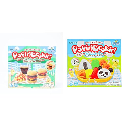 Kracie Popin' Cookin' Kit de Dulces DIY Hamburguesa y Bento