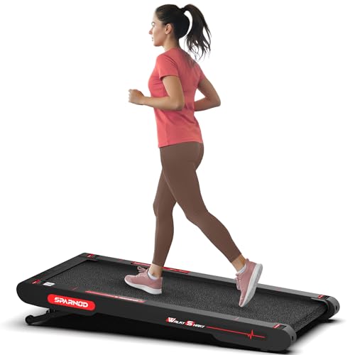 Sparnod Fitness WalkyShaky 2.0 PRO Walking Pad Treadmill for Home Use, 3HP Motor, 3–6 km/h Speed, 10% Manual Incline, LCD Display, Remote Control, 150