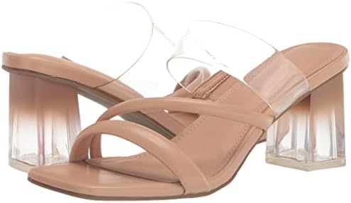 Anne Klein Women's Freda Pump, Nude/Clear, 9.5 | Image 6