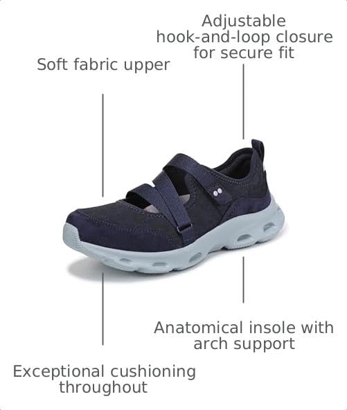 Ryka Women's Activfoam Maryjane Mary Jane Shoes Academy Blue Leopard 8 M by Ryka - Used condition - Image 3