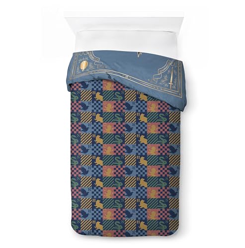 Housse de couette Harry Potter douce pour un lit confortable bleu - 7
