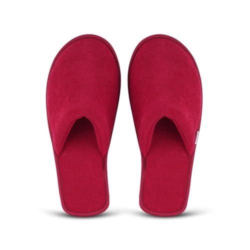 Image of Women's Home Slippers Indoor Bedroom Room Winter House Cloth Slippers for Women Girls