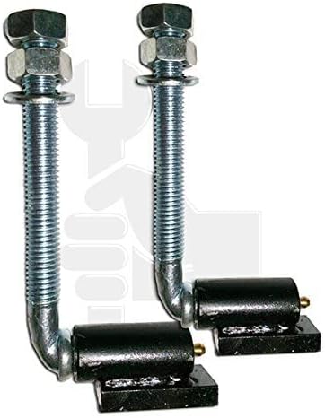 J bolt gate Hinges Heavy Duty 5/8" pivot hinge Adjustable Barrel Driveway Pair for welding