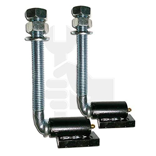 J Bolt Gate Hinges Heavy Duty 5/8" Pivot Hinge Adjustable Barrel Driveway Pair For Welding #TOP27