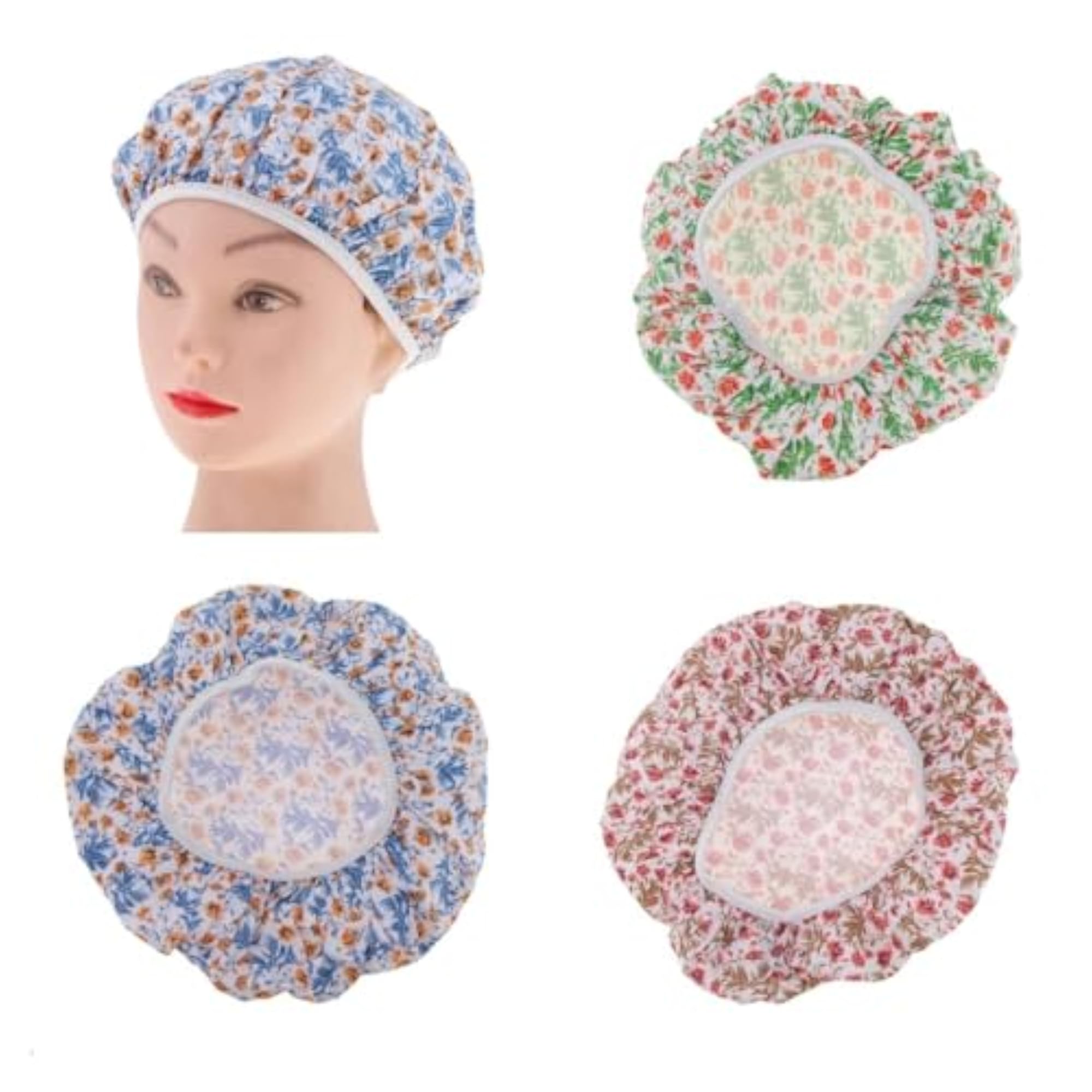 Women's Elastic Bathing Shower Cap for Salon Use