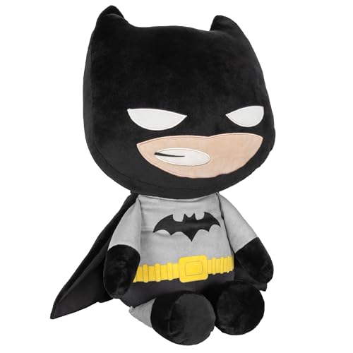 Kids Preferred DC Batman Plush, Beans in Body & Crinkle Feet, Extra Soft Stuffed Animal Toy for Baby and Toddler Boys & Girls – 25 Inch Size by KIDS PREFERRED - Used condition - US$14.06
