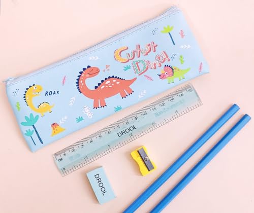 Image of TERA 13 Dinosaur Stationary Kit for Kids, Pouch with Stationery Items for Boys and Girls, Return Gift Set, Birthday Party Return Gifts (Pack of 10)