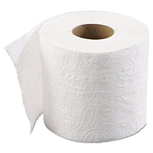Boardwalk B6145 4 In. X 3 In. 2-Ply Septic Safe Toilet Tissue - White (500 Sheets/Roll, 96 Rolls/Carton) #TOP1