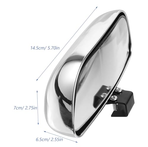 Espejo retrovisor de punto ciego regulable con rotación angular de ABS para coche 5