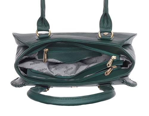Image of Fostelo Women's Buenos Satchel Tote Handbag for Women | Ladies Purse | Stylish Shoulder Bag | Gift For Women
