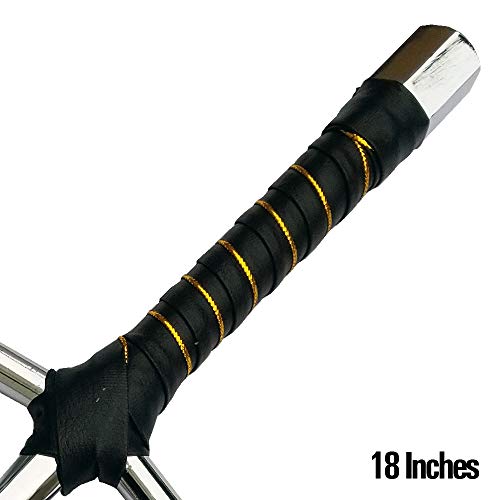Ace Martial Arts Supply 18 Inch Sai Set - Chrome (18, Chrome)