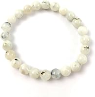Vista 18 de Jet International New Round Beads Stretch Bracelet Natural Genuine Gift