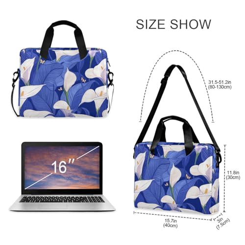 Funda para Laptop 15.6" Azul con Asa y Correa Ajustable miniatura 5