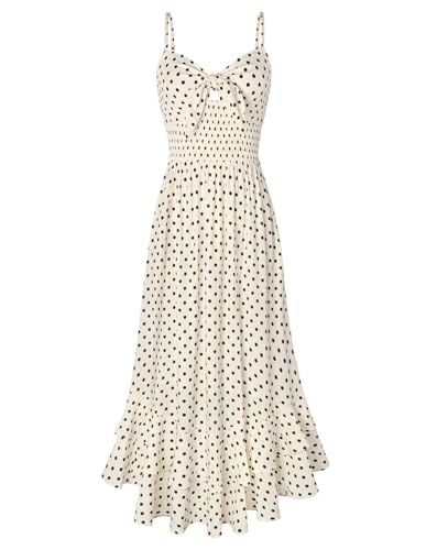 Image of GRACE KARIN Womens Maxi Floral Sundresses Summer Beach Boho Dress Spaghetti Strap Dresses Casual Fashion Clothes with Pockets