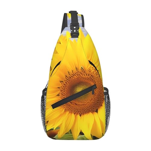 Bolso cruzado negro estilo sling para hombre y mujer