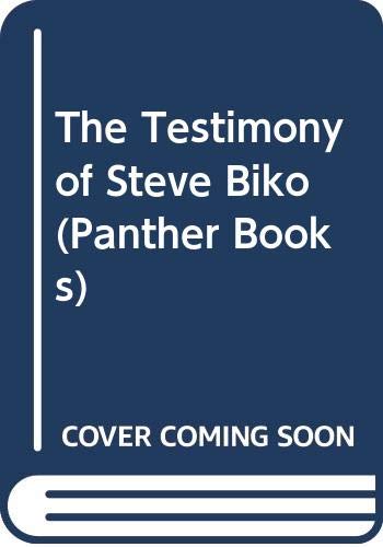 Buy The Testimony of Steve Biko (Panther Books) — BookShops.in
