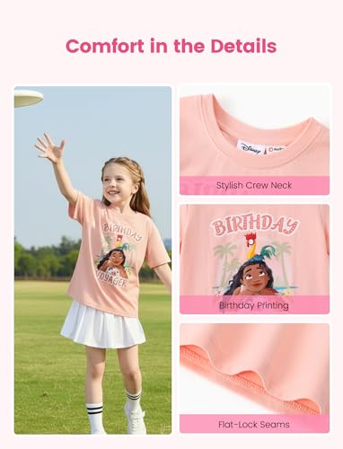 Image of Disney Kids Birthday Shirts 2-9Y, Cute Graphic Tees, Birthday Party Outfit | Disney Officially Licensed, Birthday Girl & Boy T-Shirts, Special Day Outfit, Favorite Character Gift, Soft & Comfortable