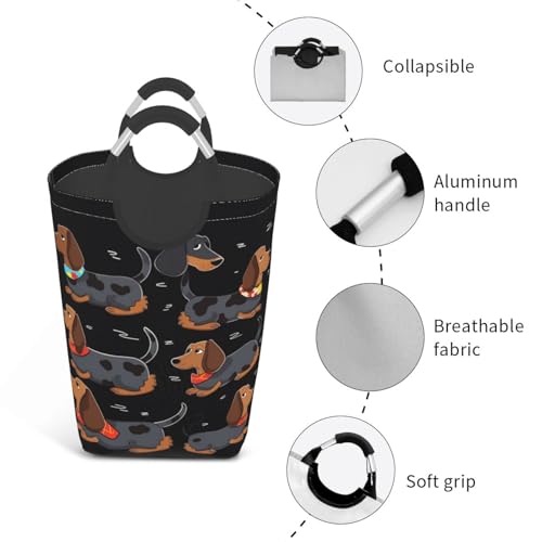 Panier à linge autonome pliable de camping et salle de bain - 4
