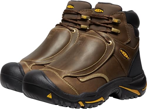 KEEN Utility Men's Mt Vernon 6" Steel Toe Metatarsal Guard Work Boots3