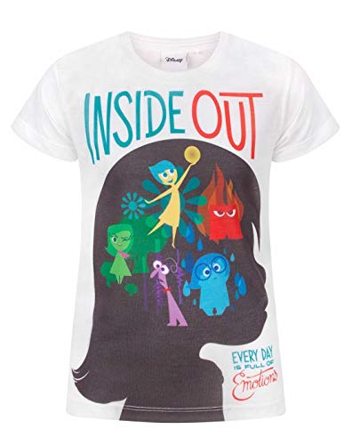 T-shirt Vice-Versa Disney blanc top manches courtes vêtement enfant fille 5-6 ans