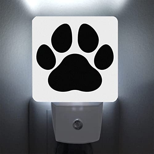 Yobvec Dog Paw Night Light For Boys Girls Printed Led Lamp, Night Lights Plug Into Wall For Bedroom, Bathroom, Kitchen 0.5W #TOP4