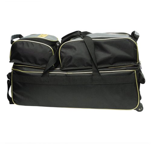 Pyramid Path Triple Tote Roller Plus Bowling Bag with Detachable Shoe Bag (Fits US Mens Size 15), Accessory and Side Pocket, Lightweight Travel Design2